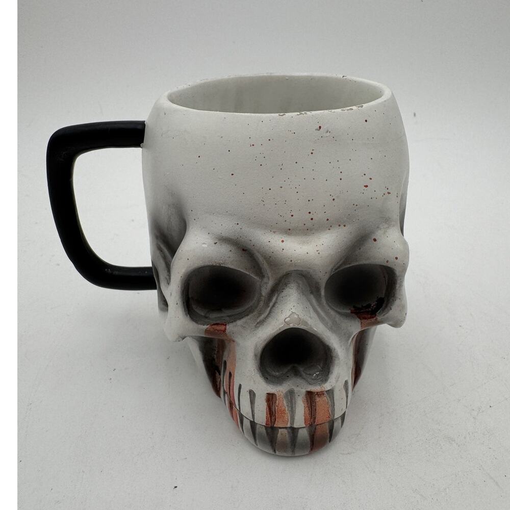 Vintage Skull Coffee Mug Ceramic